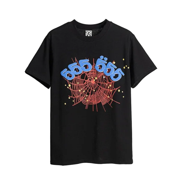 T-Shirt 555 Black - Bold Style with a Signature Edge