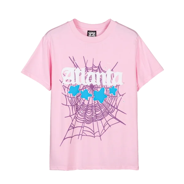 T-Shirt Atlanta Pink - Bold Streetwear with a Pop of Color