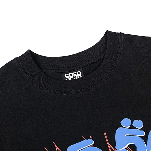 T-Shirt 555 Black - Bold Style with a Signature Edge