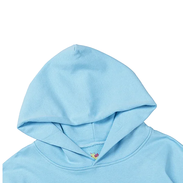 Spider Web Hoodie Sky Blue