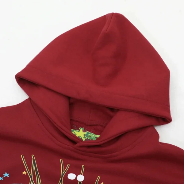 Spider SP5 Hoodie Maroon