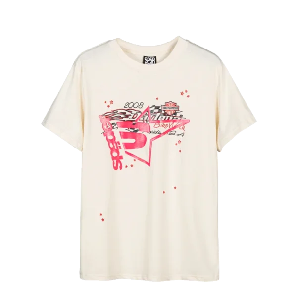 T-Shirt Motocross Beige - Ride in Style with Urban Edge