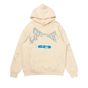 Spider Motocross Hoodie Beige