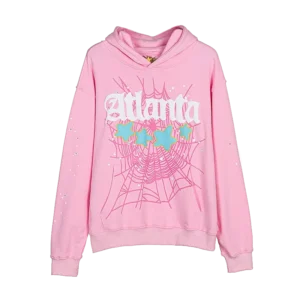 Spider Atlanta Pink Hoodie