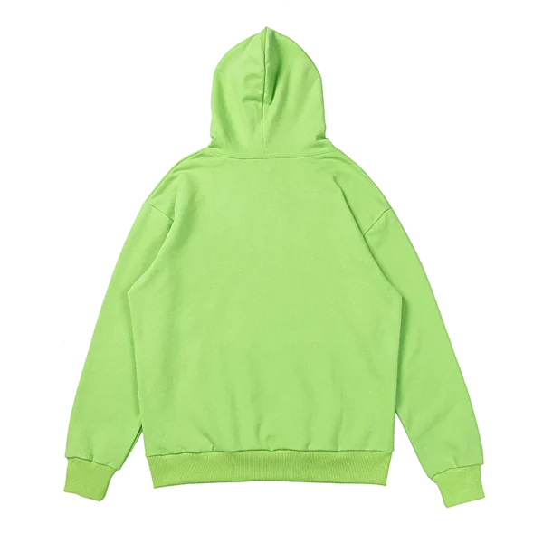 Spider Web Hoodie Slime Green
