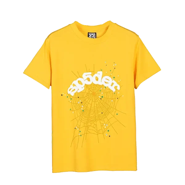 T-Shirt Web Yellow - Vibrant and Bold Streetwear