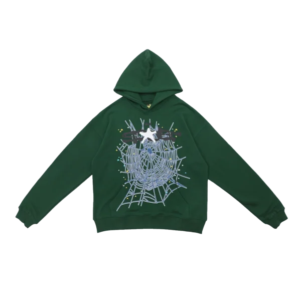 Spider Web Sweatsuit Hunter Green