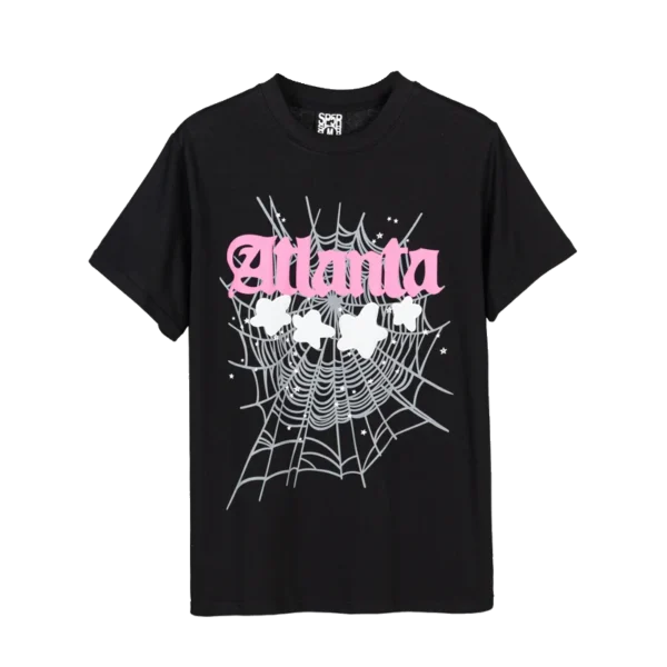 T-Shirt Atlanta Black - Bold Urban Energy in Classic Black
