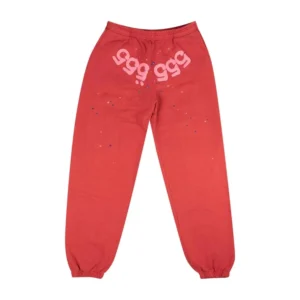 Sweatpants Angel Number 555 Red