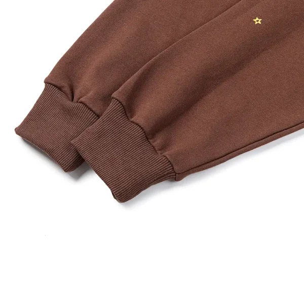 Spider Angel Number Sweatsuit Brown