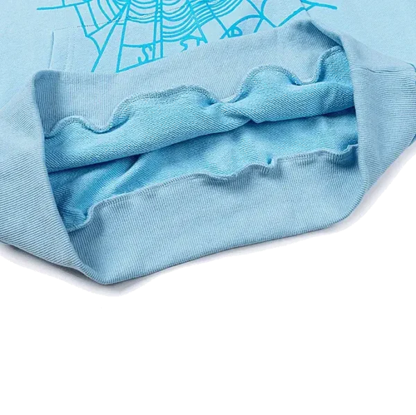 Spider Web Hoodie Sky Blue