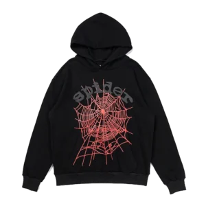 Spider Black Hoodie - OG Web Spider Hoodie Black/Red