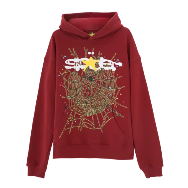 Spider Logo Sweatsuit Maroon
