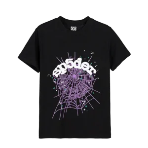 T-Shirt Web Black - Streetwear with Iconic Web Design