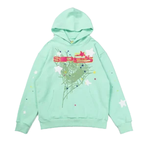 Spider SP5 Mint Hoodie - Mint Green Spider Hoodie: A Fresh Take on Urban Style