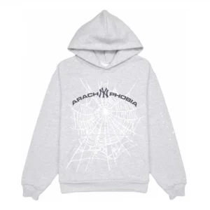 Spider Arach NY Phobia Hoodie Ash Grey