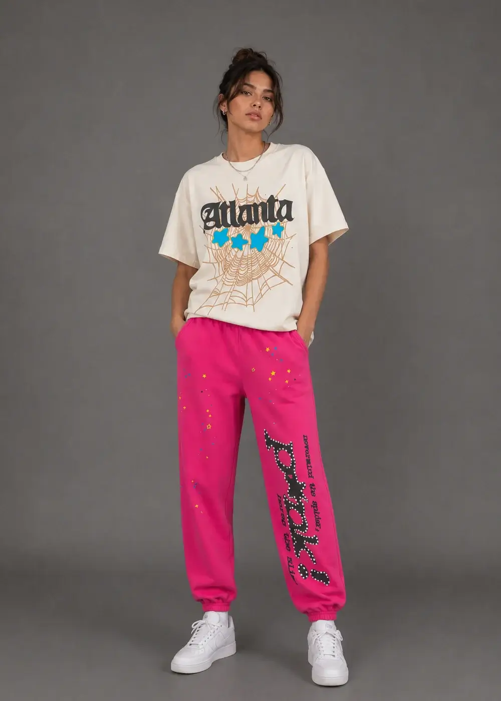 T-Shirt Atlanta Beige - Streetwear Meets Southern Vibes
