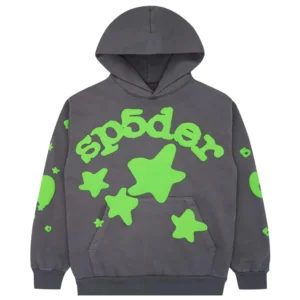 Spider Beluga Grey-Green Hoodie