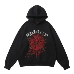Spider OG Rhinestone Hoodie Black