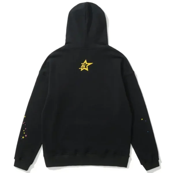 Spider PNK! Hoodie in Black