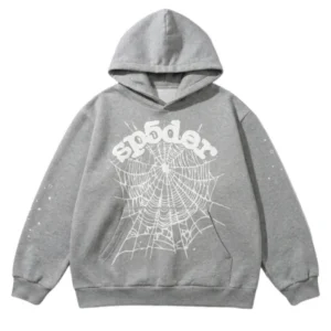 Spider OG Web Hoodie Heather Grey