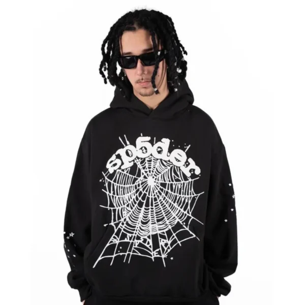 Spider OG Web Hoodie Black