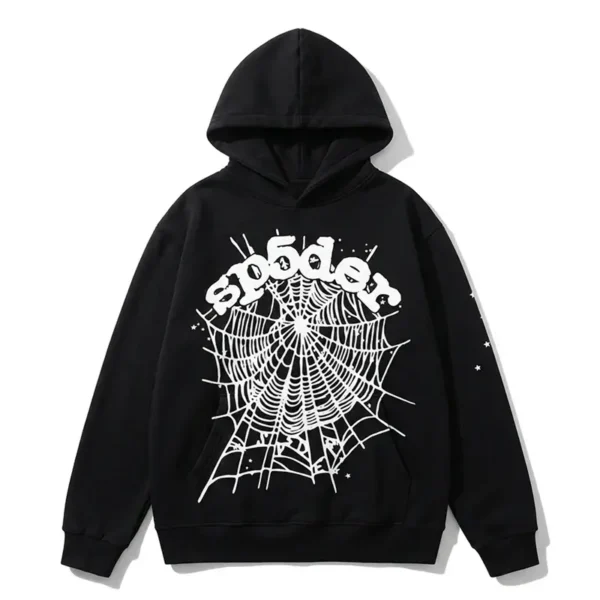 Spider OG Web Hoodie Black