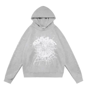 Spider OG Web Hoodie Heather Grey
