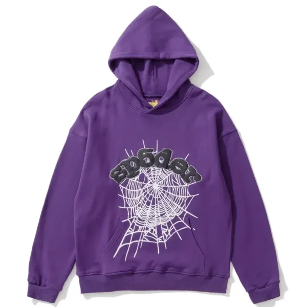 Spider OG Web Hoodie Purple