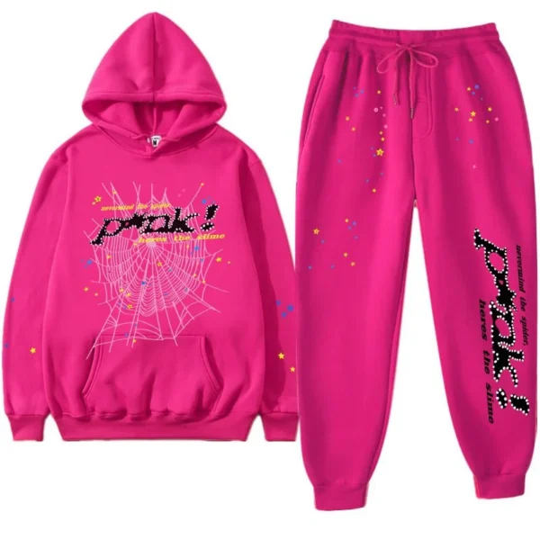 Spider P*NK Sweatsuit Pink