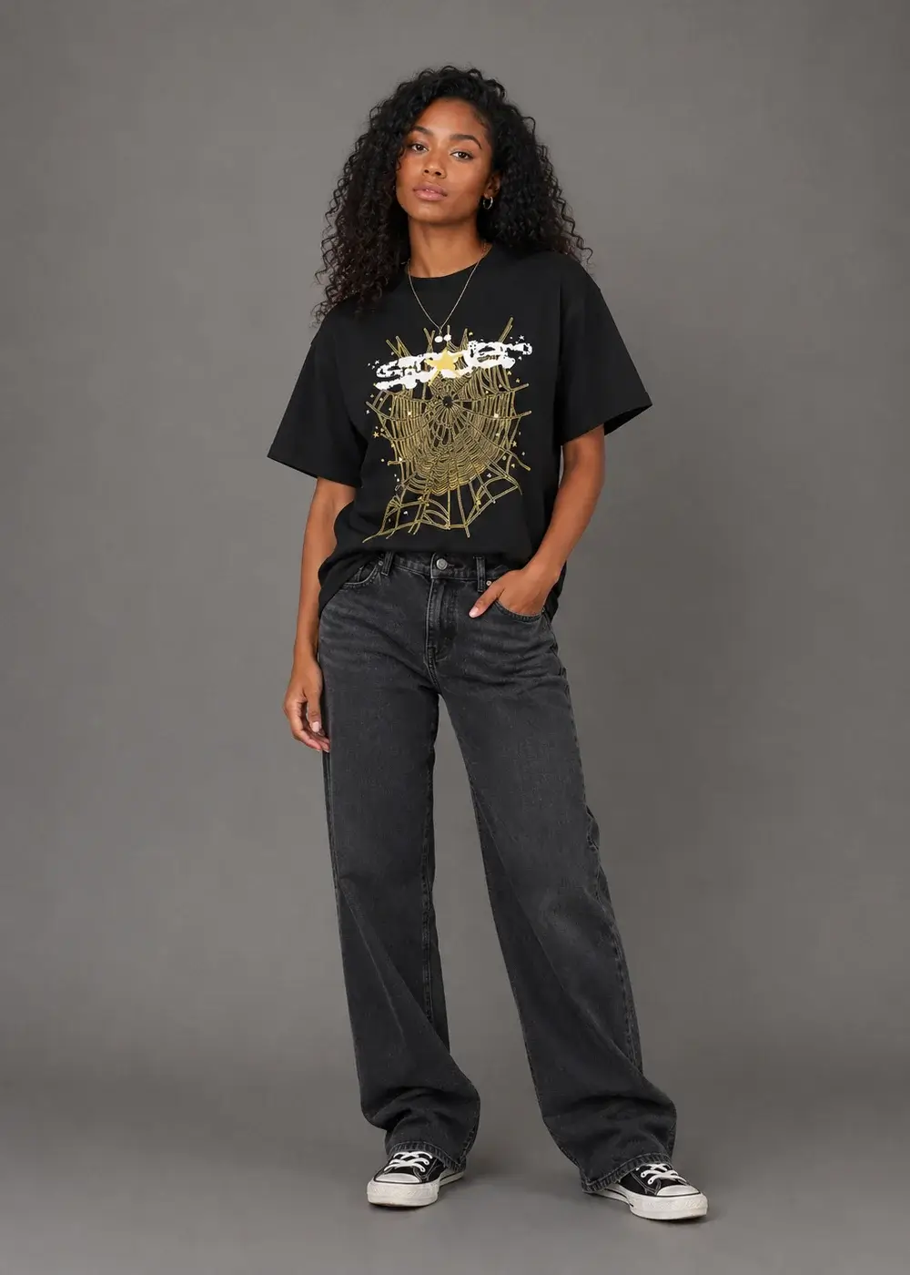 T-Shirt SP5 Black - Iconic Streetwear with Timeless Appeal