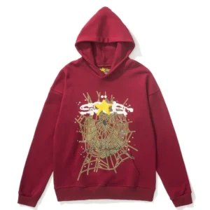 Spider SP5 Hoodie Maroon