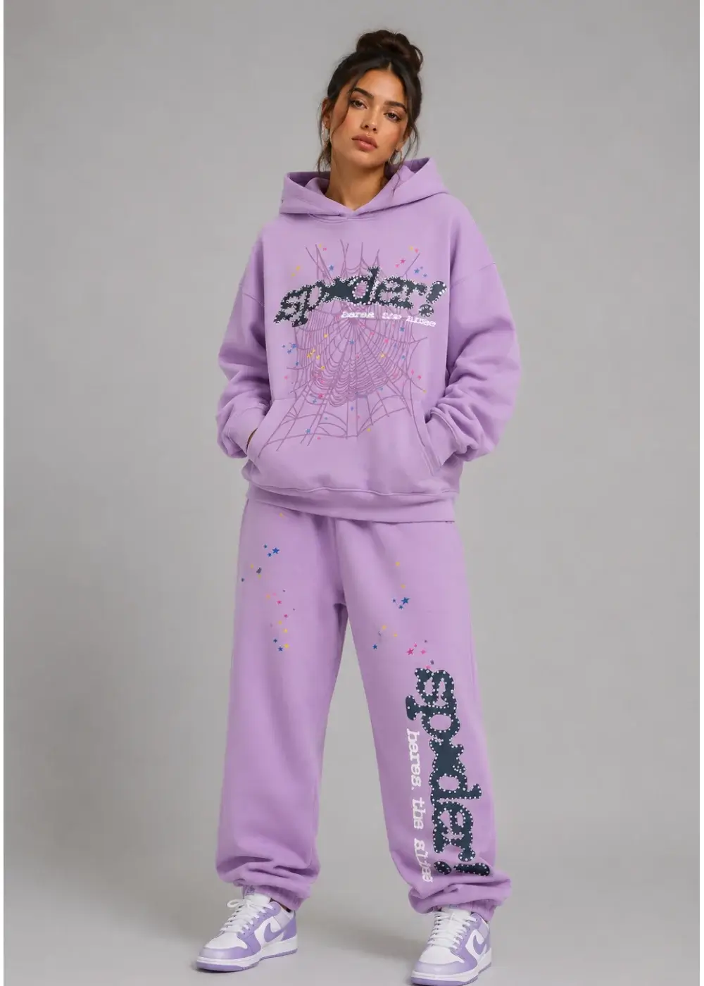 Spider Acai Sweatsuit Purple