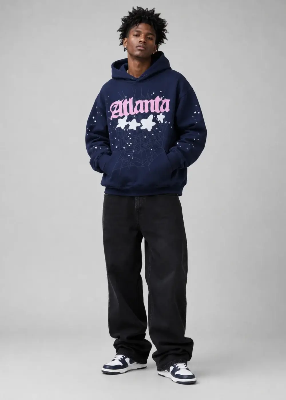 Spider Atlanta Hoodie Blue