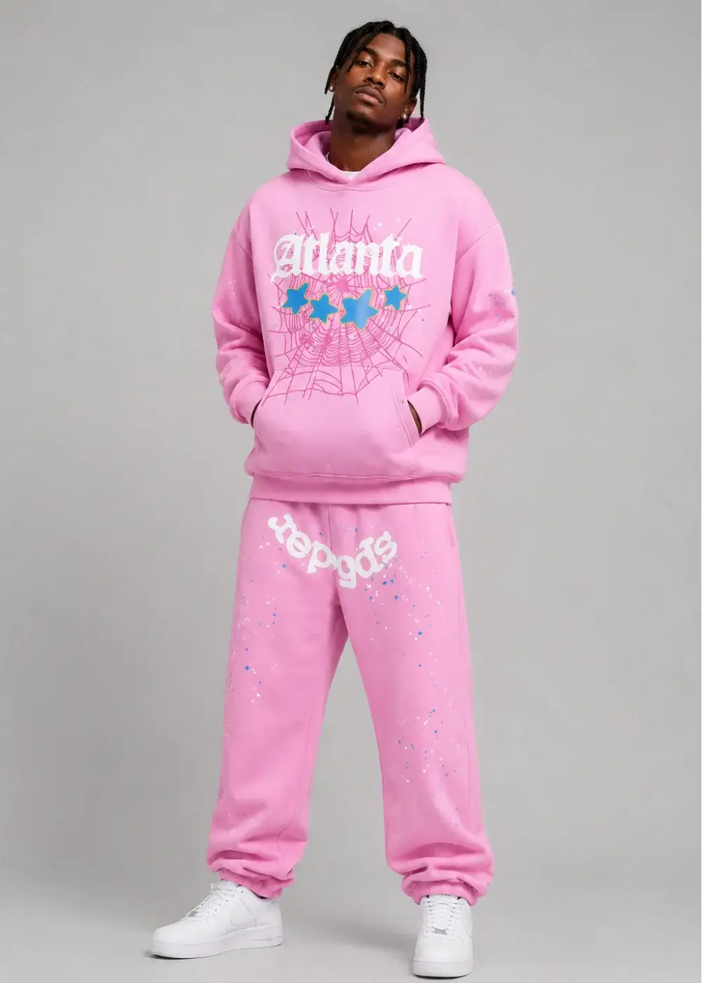 Spider Atlanta Tracksuit Pink