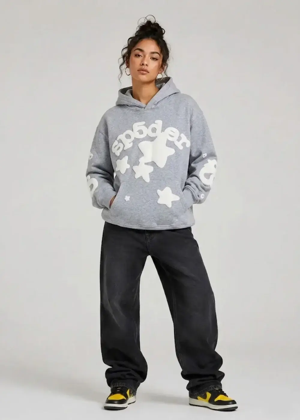 Spider Beluga Hoodie Grey