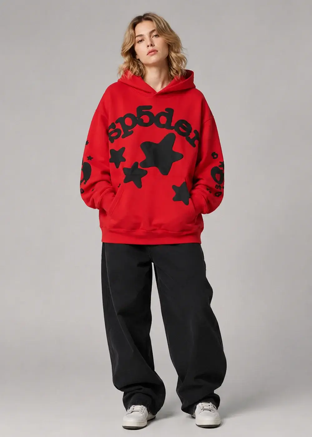 Spider Beluga Red Hoodie