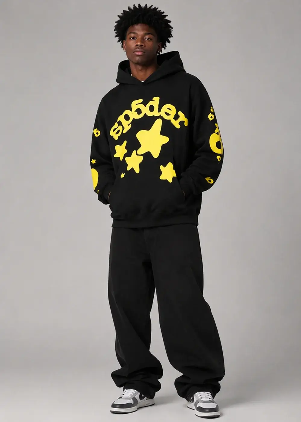 Spider Beluga Hoodie Onyx/YellowOnyx