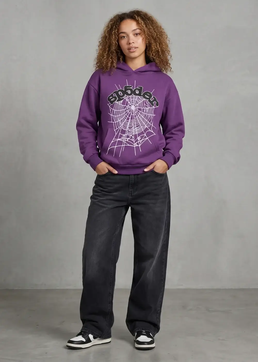 Spider OG Web Hoodie Purple