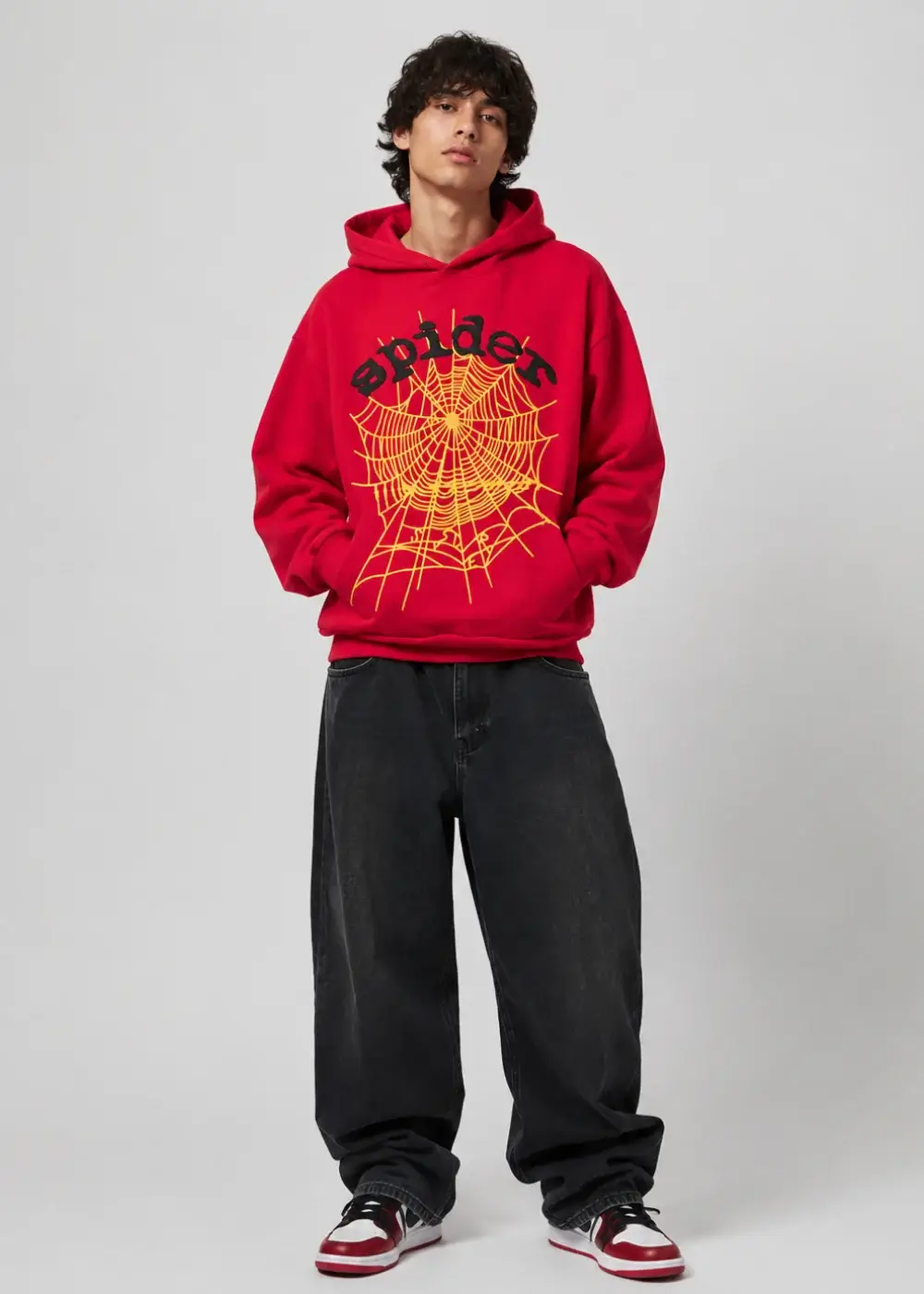 Spider OG Web Hoodie Red