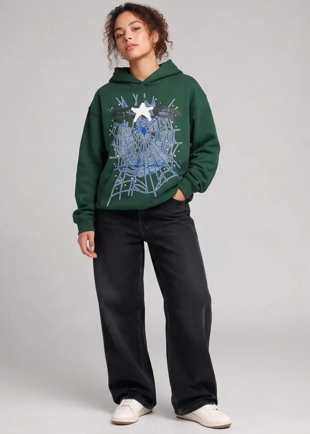 Spider Hoodie SP5 Green