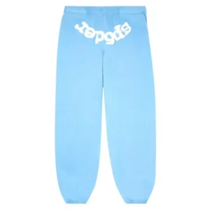Web Sweatpants Sky Blue - Spider Streetwear Joggers