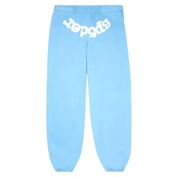 Web Sweatpants Sky Blue - Spider Streetwear Joggers