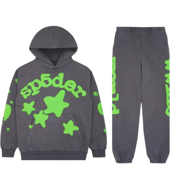 Spider Sweatsuit Beluga Slate Grey