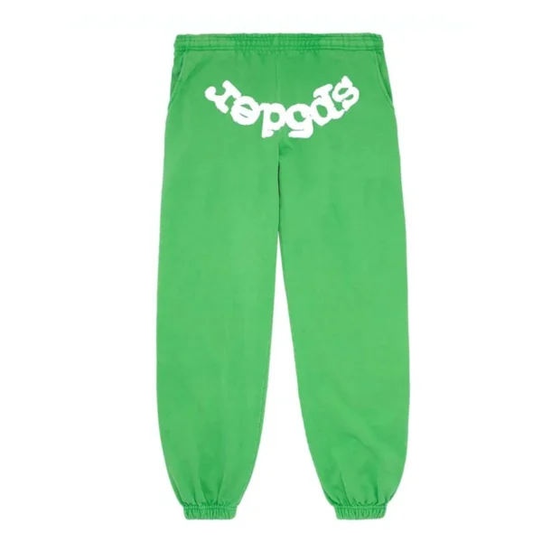 Spider Web Sweatsuit Slime Green
