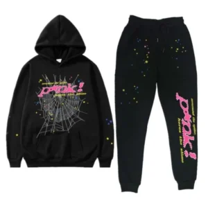 Spider P*NK Sweatsuit Black