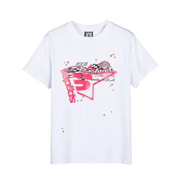 T-Shirt SP5 White - Clean, Classic Streetwear with Iconic Branding