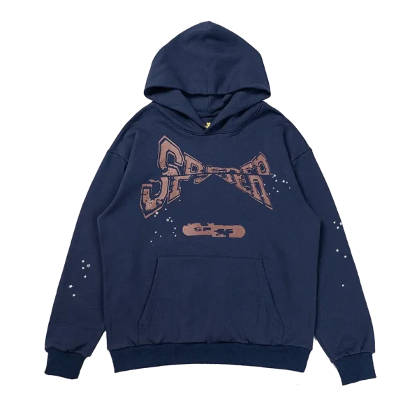 Spider Motocross Hoodie Navy