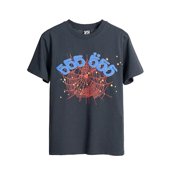 555 Dark Grey T-Shirt - Casual Comfort with Iconic Style