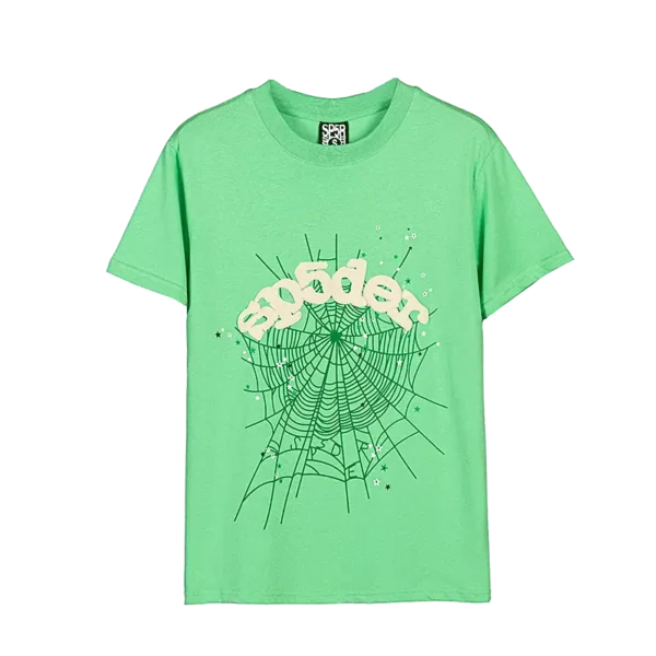 T-Shirt Web Green - Bold and Edgy Streetwear Design